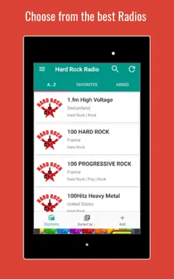 Hardrock Radio android App screenshot 2